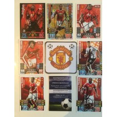 MATCH ATTAX card signed by LUKE SHAW the MANCHESTER UNITED footballer.